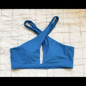 Blue Bikini Top